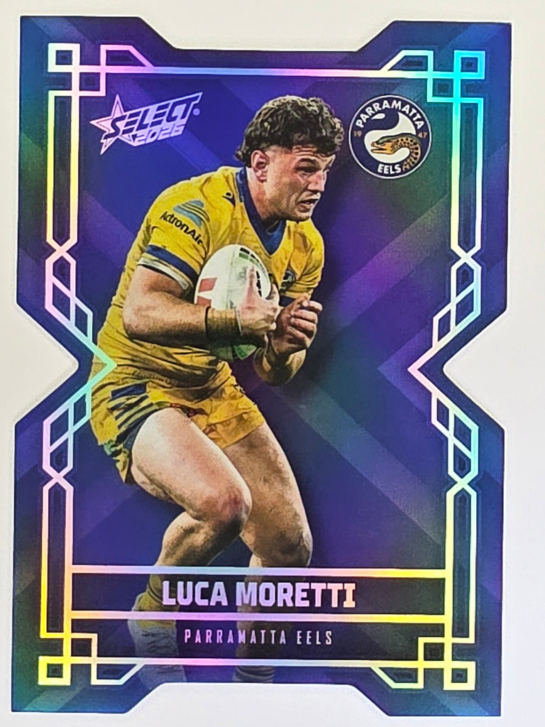 NRL 2026 League Heroes | Colours Diecut | #CD134 | Luca Moretti |Parramatta Eels