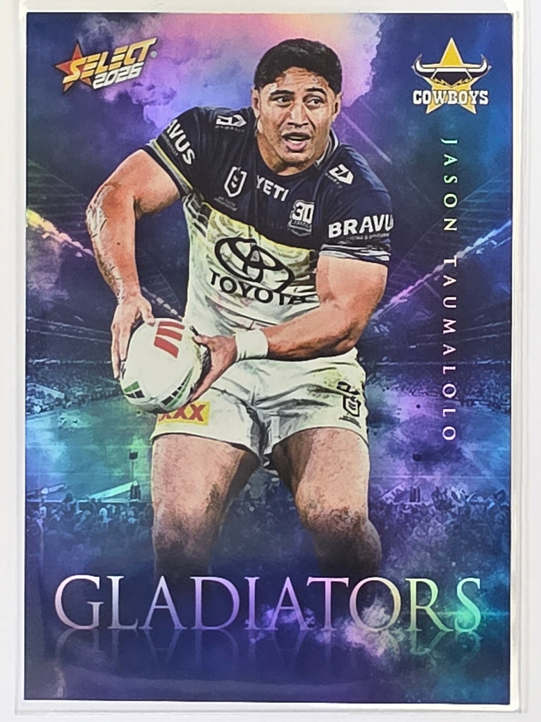 NRL 2026 League Heroes | Gladiators | #G90 | #282/599 | Jason Taumalolo | North Queensland Cowboys