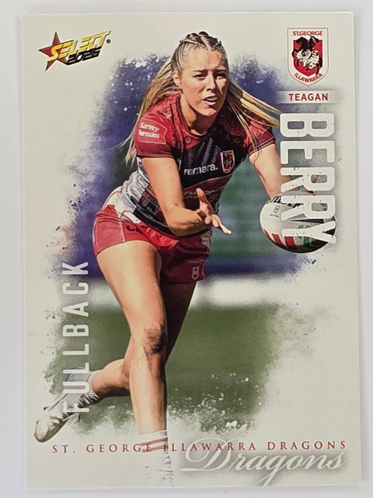 NRL 2026 League Heroes | Base | #254 | Teagan Berry | NRLW St George Dragons