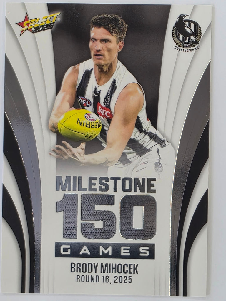 2026 AFL Footy Stars Milestone Games MG21 Brody Mihocek - Collingwood Magpies