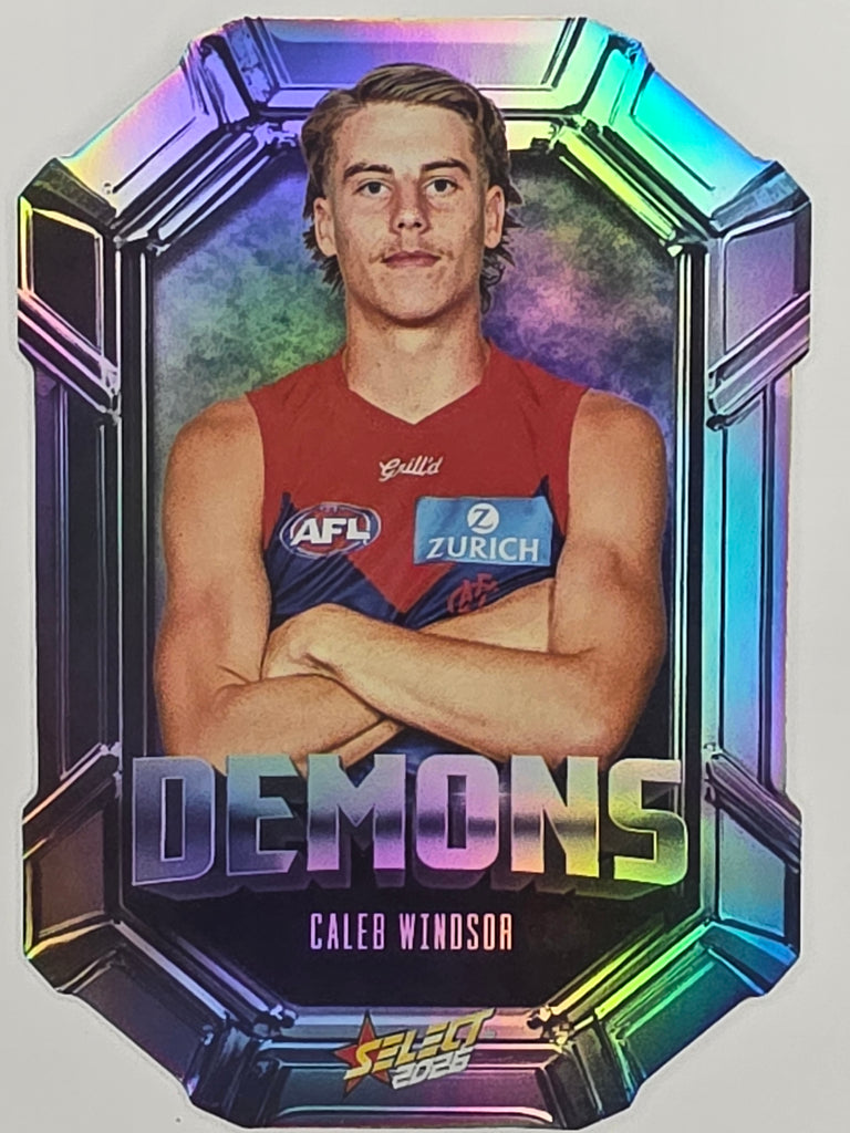 2026 AFL Footy Stars Octane Team Colours O99 Caleb Windsor - Melbourne Demons