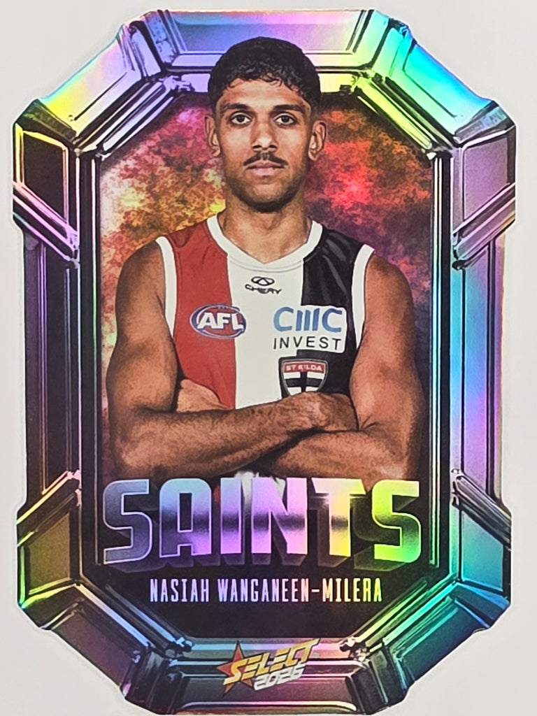 2026 AFL Footy Stars Octane Team Colours O133 Nasiah Wanganeen-Milera - St Kilda Saints