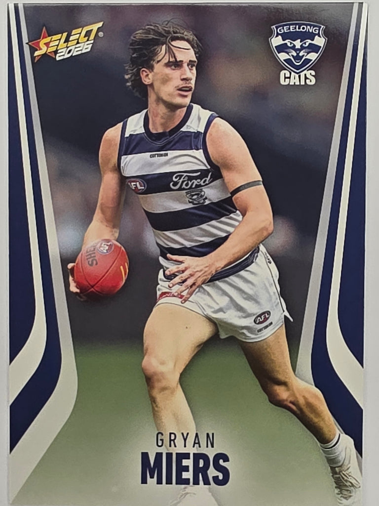 2026 AFL Footy Stars Base Card #087 Gryan Miers - Geelong Cats