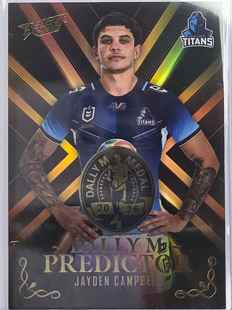 NRL 2026 League Heroes | Dally M Predictor Gold | #DPG27 | #216/270 | Jayden Campbell | Gold Coast Titans