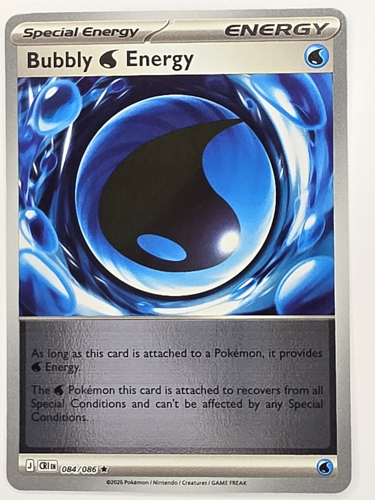 Pokemon TCG Chaos Rising |Bubbly Energy | #084/086 | Reverse Holo | Rare
