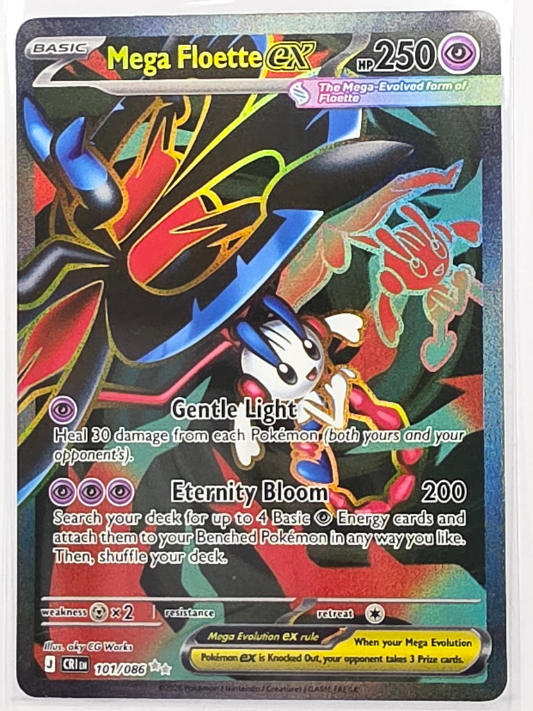 Pokemon TCG Chaos Rising | Mega Floette ex | #101/086 | Ultra Rare
