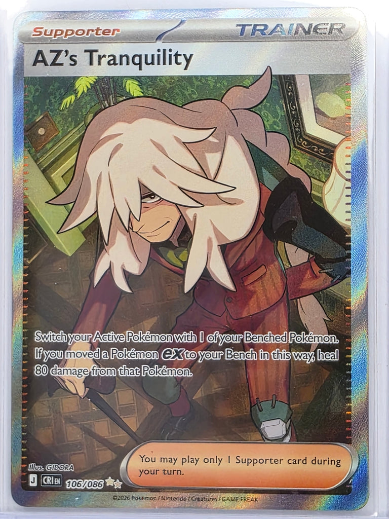 Pokemon TCG Chaos Rising | AZ's Tranquility | #106/086 | Ultra Rare