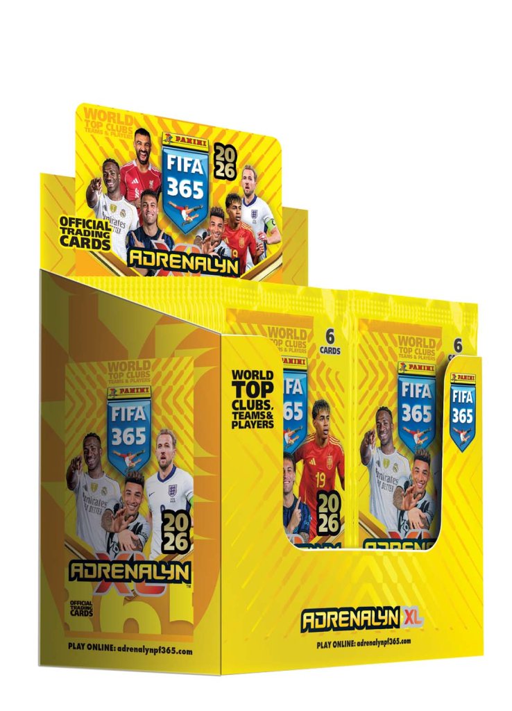 Panini Fifa 365 Adrenalyn XL 2026 Soccer (6 Cards Per Pack)