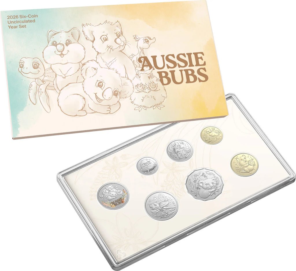 2026 Aussie Baby Coin | 6 Coin Uncirculated Set wih Token