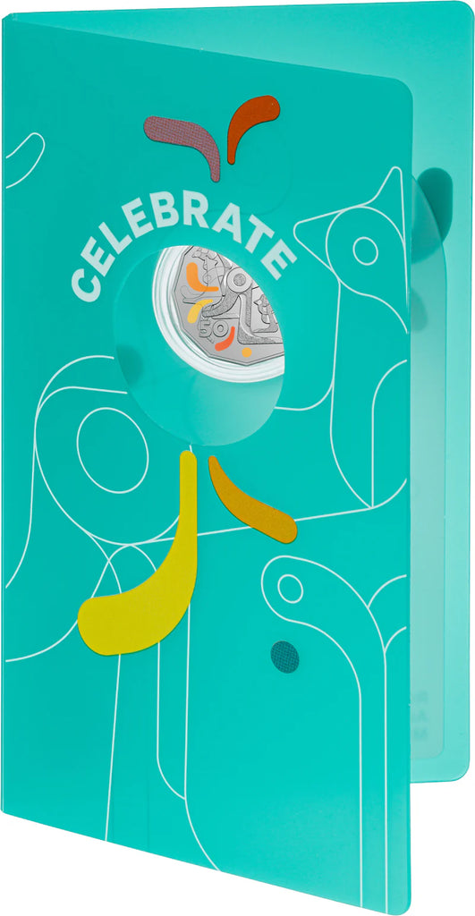 2026 50c Celebration Carded Coin | Limit 2 Per Person