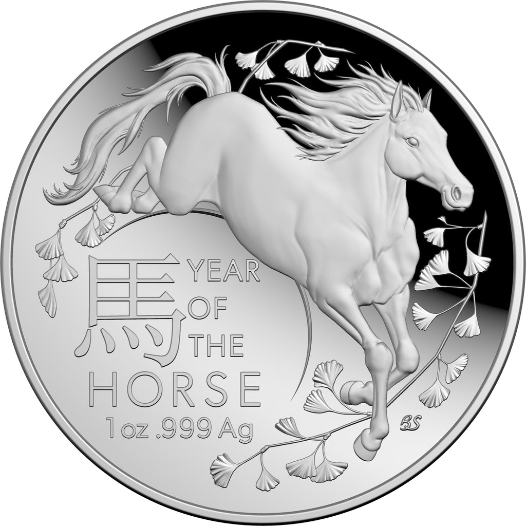 2026 $5 Proof AG Domed 39.62MM | Year of the Horse | Royal Australian Mint
