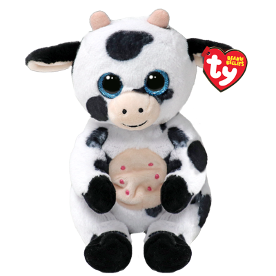 Herdly the Cow | Regular Beanie Belly | TY Beanie Boo