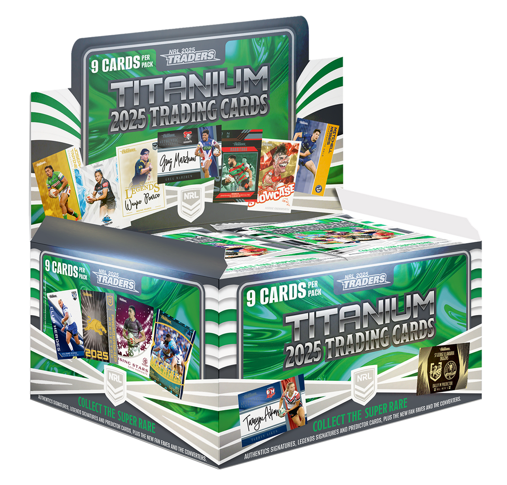 NRL 2025 Traders Titanium - Case (12 Boxes) - PREORDER 6th March