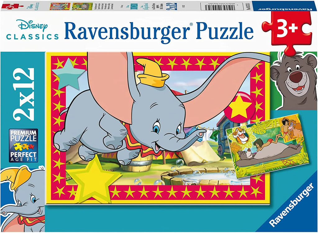 2 x 12 Piece - Disney Adventure is Calling - Jigsaw Puzzle - Ravensburger