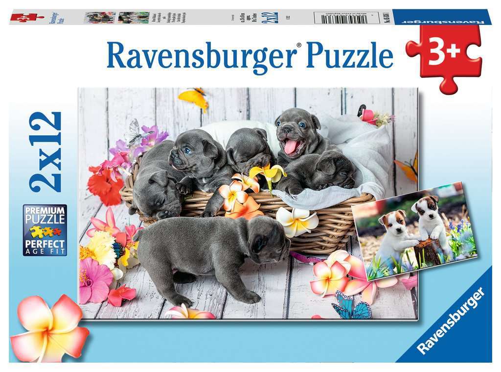 2 x 12 Piece - Cute Little Furballs - Ravensburger Jigsaw Puzzle