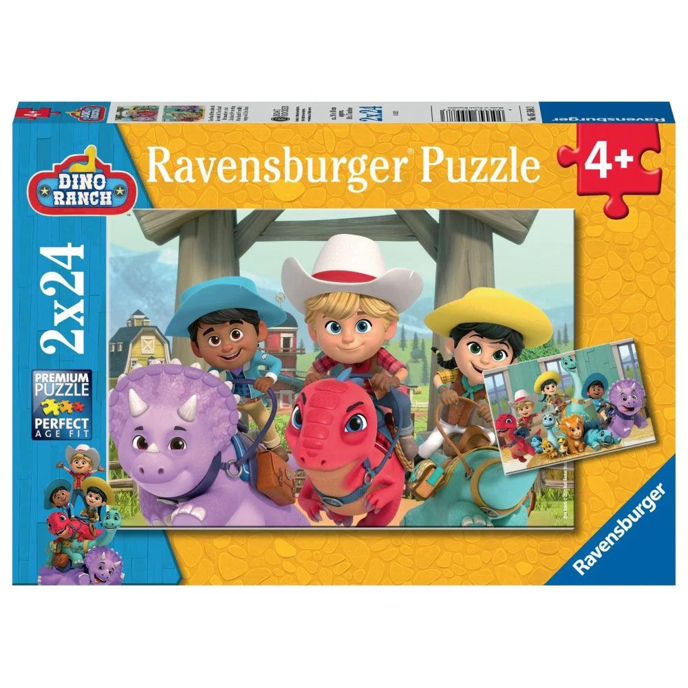 2 x 24 Piece - Dino Ranch - Jigsaw Puzzle - Ravensburger