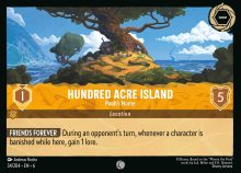 Lorcana Azurite Sea - Hundred Acre Island - Pooh's Home - #34/204 - Common