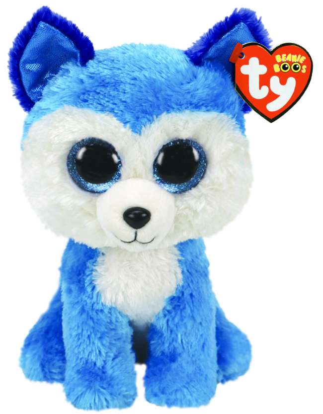 Prince the Blue Husky dog in a medium size from TY Beanie Boos.