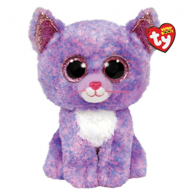 Cassidy the Lavendar Cat in a medium size from TY Beanie Boos.