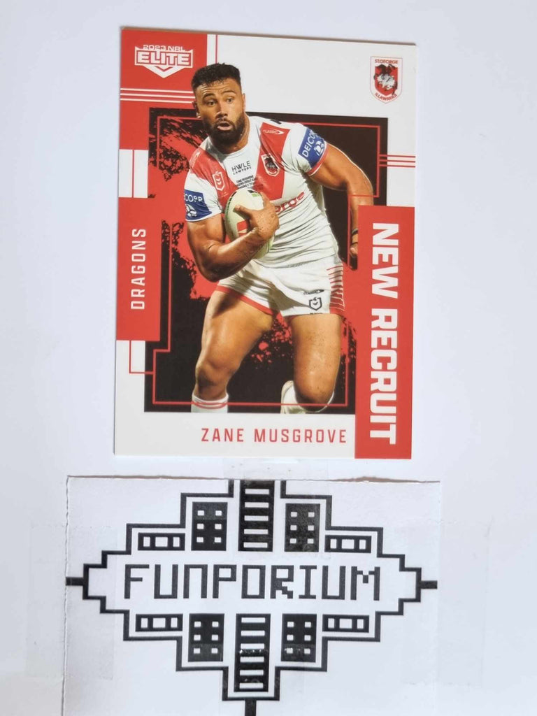 2023 Elite NRL - New Recruits - #NR28 - Zane Musgrove - Dragons