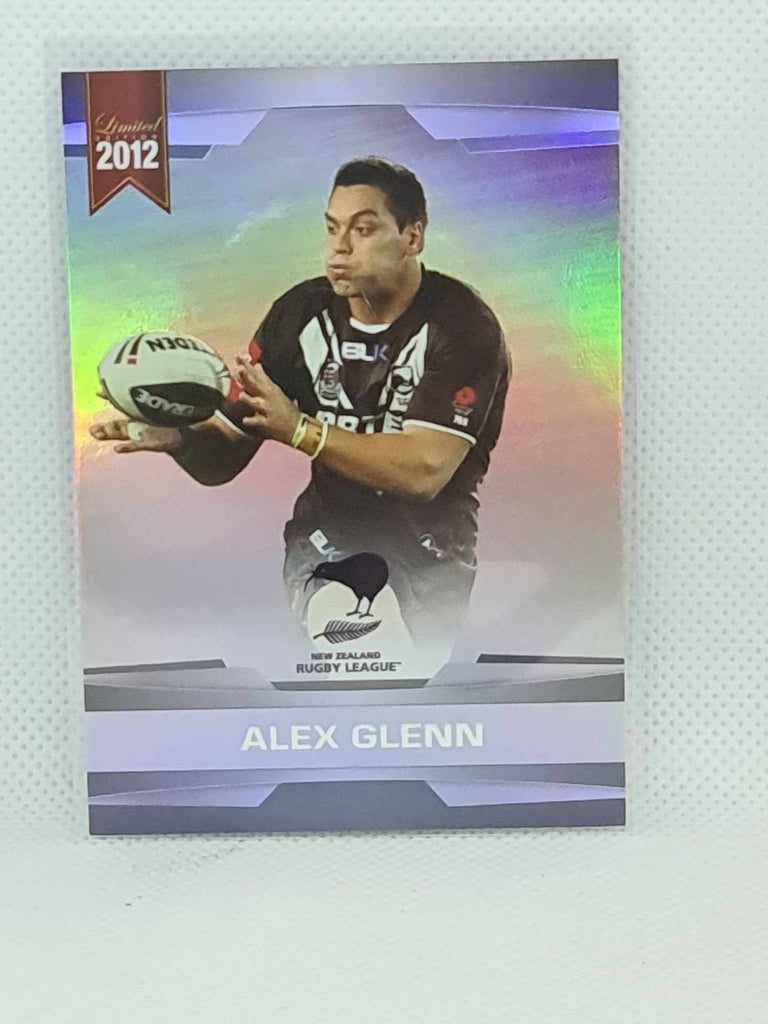 2012 ESP Limited Edition Parallel Foil #P15 - Alex Glenn - New Zealand