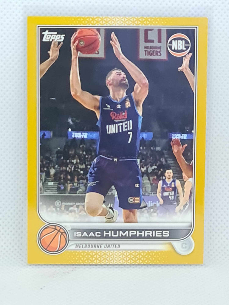2022-23 Topps NBL - Gold Parallel #44 Isaac Humphries - #03/50 -United