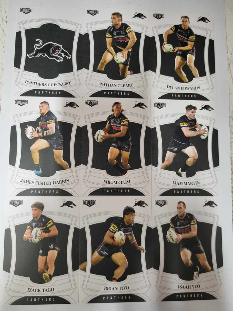 2023 NRL Elite - Base Team Set 9 Cards - Panthers