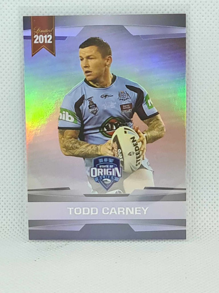 2012 ESP Limited Edition Parallel Foil #P26 - Todd Carney - NSW