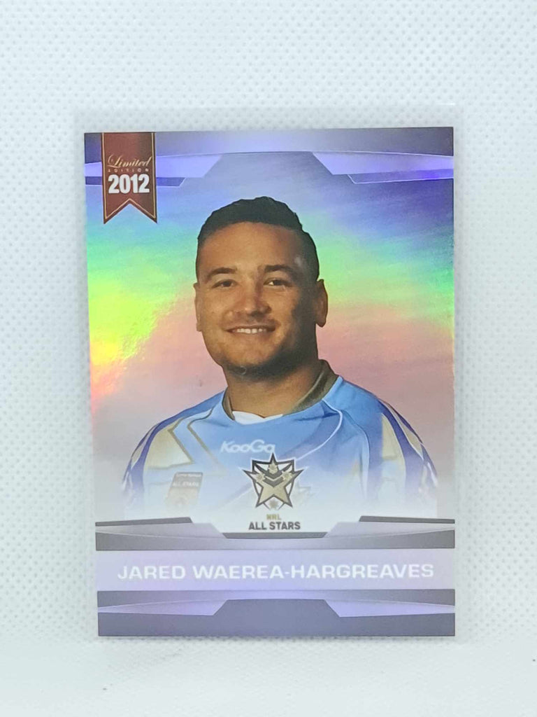 2012 ESP Limited Edition Parallel Foil #P72 - Jared Waerea-Hargreaves - All-Stars
