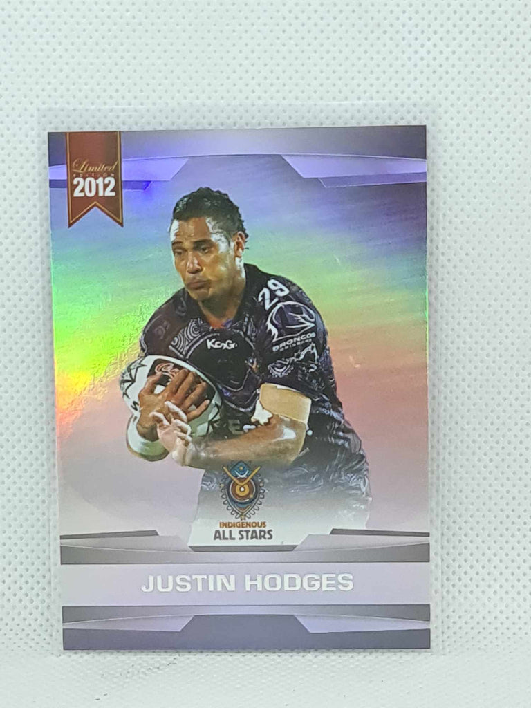 2012 ESP Limited Edition Parallel Foil #P51 - Justin Hodges - Indigenous