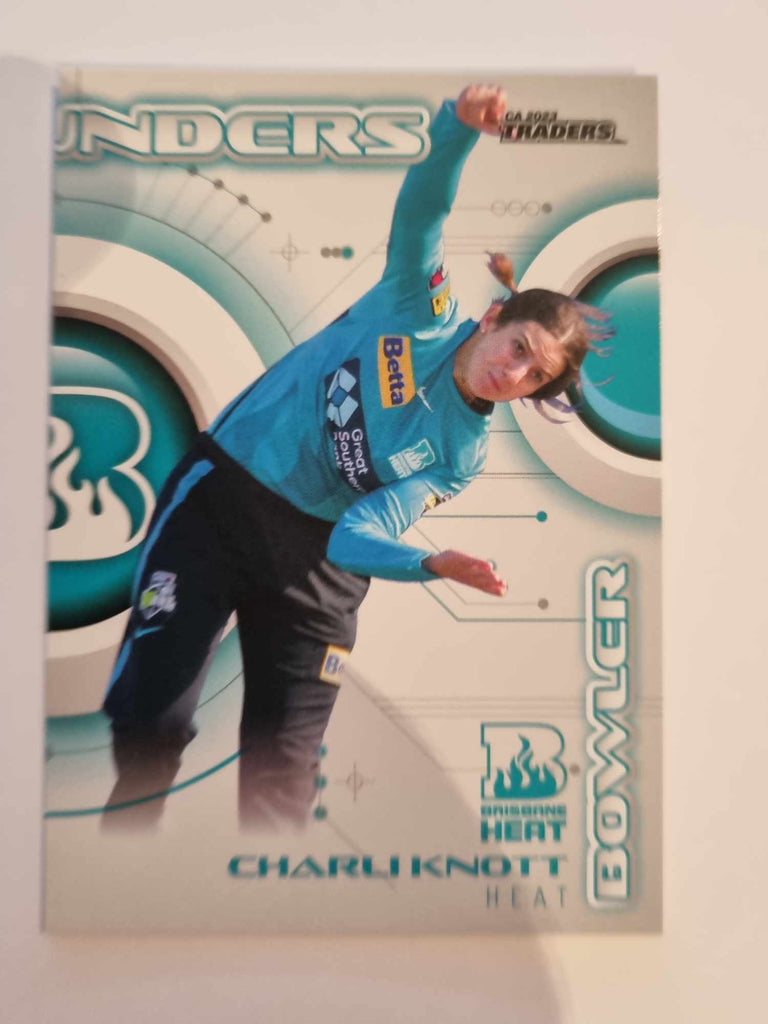 2023 Cricket Australia trading cards. All-Rounders insert series featuring Charli Knott of the Heat.