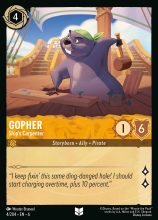 Lorcana Azurite Sea - Gopher - Ship's Carpenter - #4/204 - Uncommon