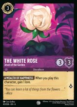 Lorcana Azurite Sea - White Rose - Jewel of the Garden - #40/204 - Common