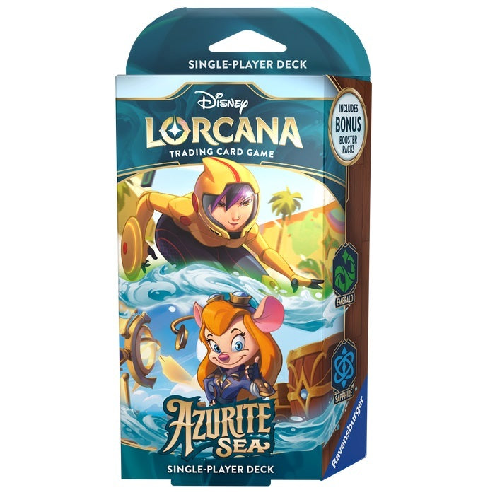 Disney Lorcana - Azurite Sea - Starter Pack - Go Go Tomago / Gadget Hackwrench