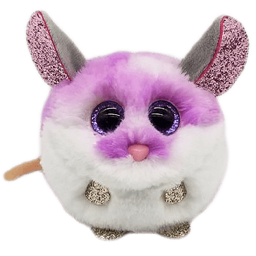 Ty Puffies Colby - Purple Mouse