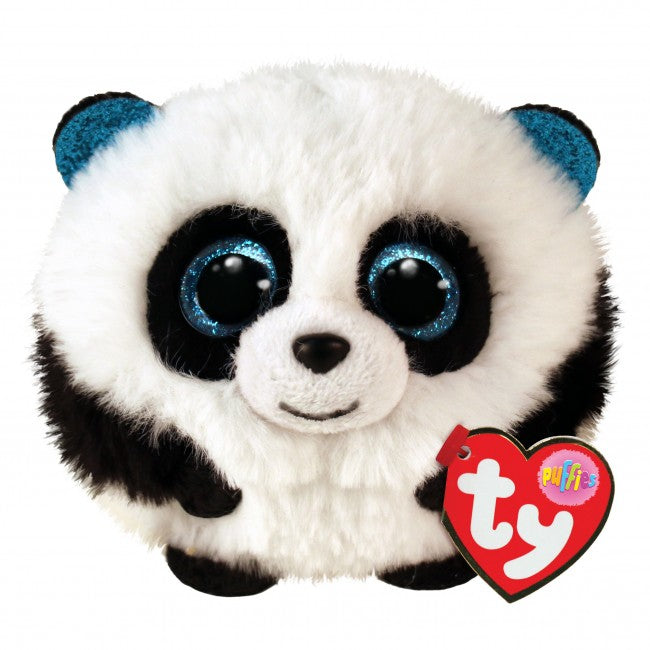 Bamboo the Black & White Panda in Puffies size from TY Beanie Boos.