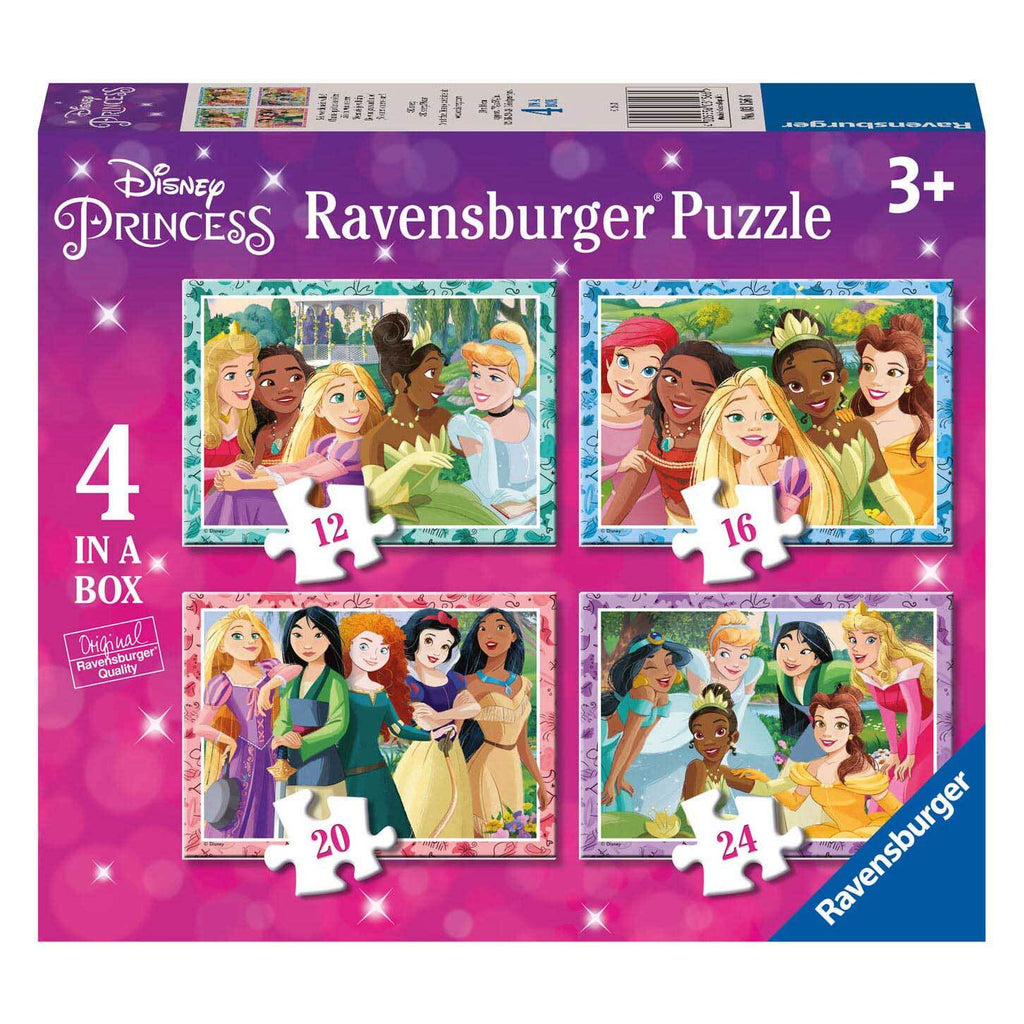 4 in a Box (12,16,20 & 24 Piece) - Disney Be Who You Want To Be - Ravensburger Jigsaw Puzzle