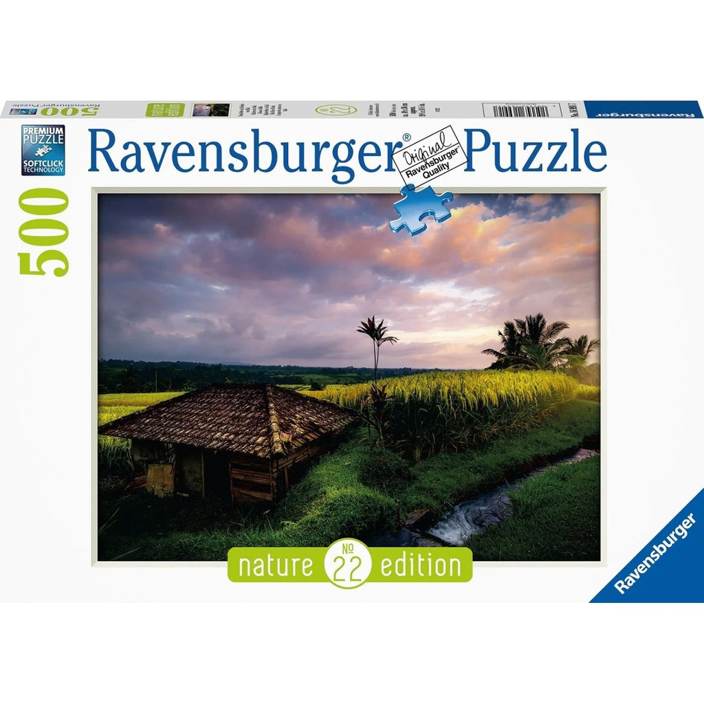 500 Pieces - Bali Rice Fields - Ravensburger Jigsaw Puzzle