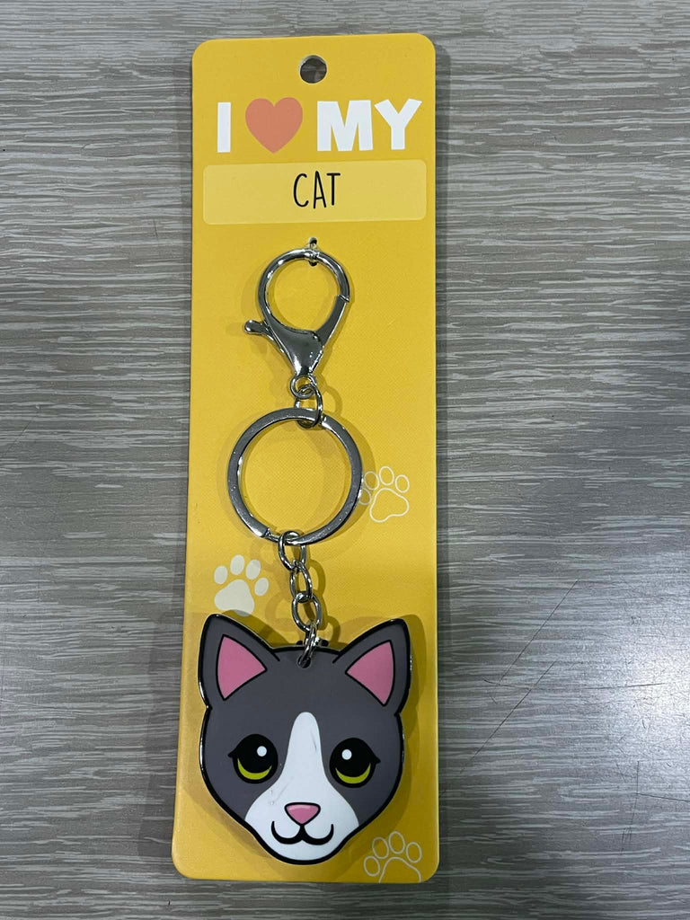 I Love My Cat Keyring | I Love My Cat & Dog Keyrings 4