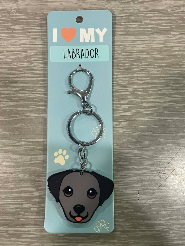 I Love My Labrador Keyring | I Love My Cat & Dog Keyrings