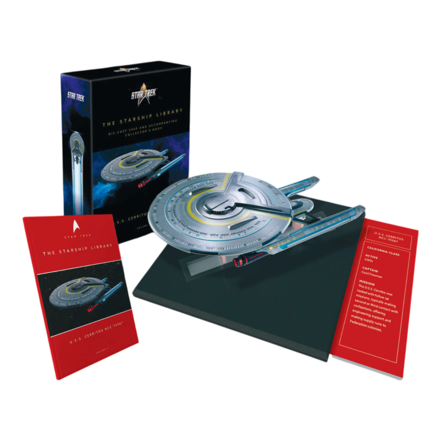 Star Trek Lower Decks | U.S.S Cerritos NCC-75667 | Diecast Ship & Collectors Book
