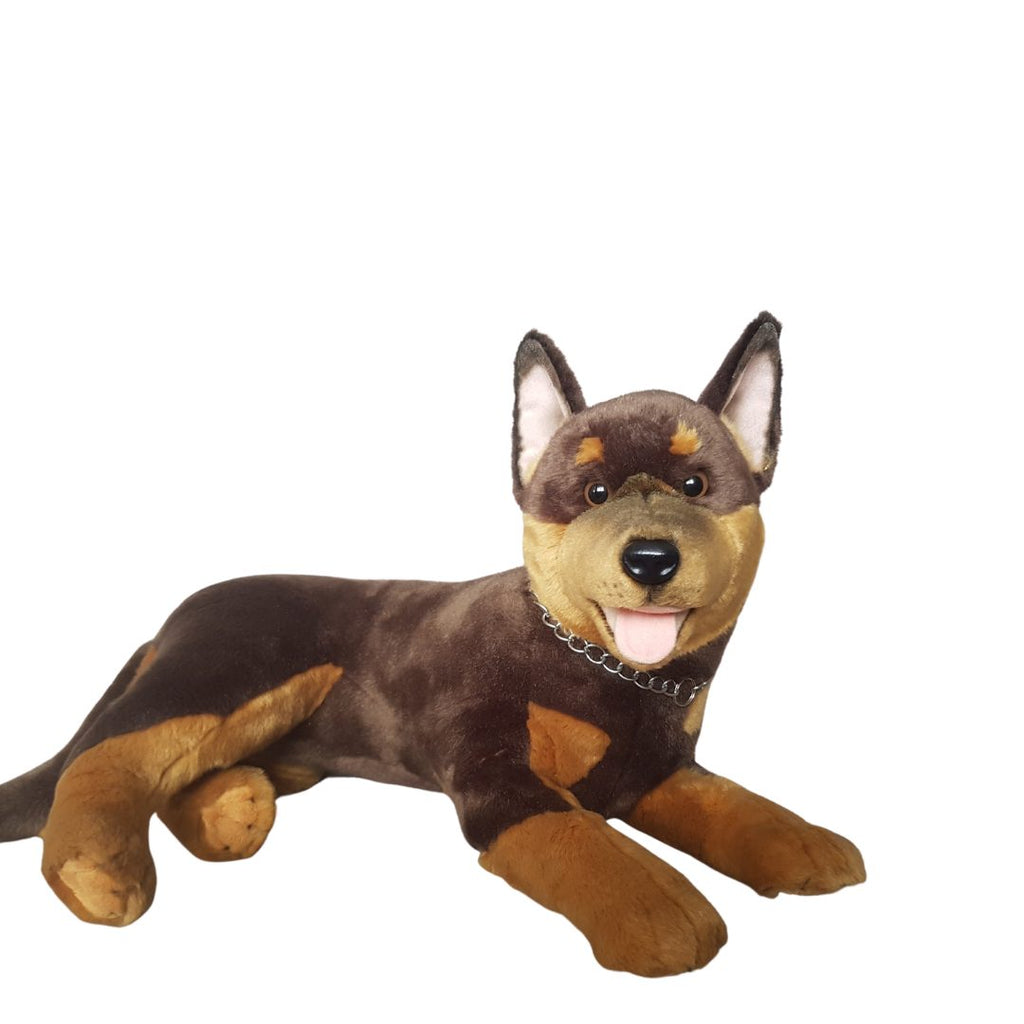 Bocchetta plush animals. Denvery the 62cm Kelpie.