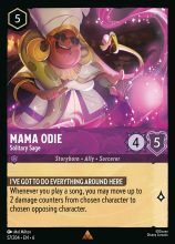 Lorcana Azurite Sea - Mama Odie - Solitary Sage - #57/204 - Rare