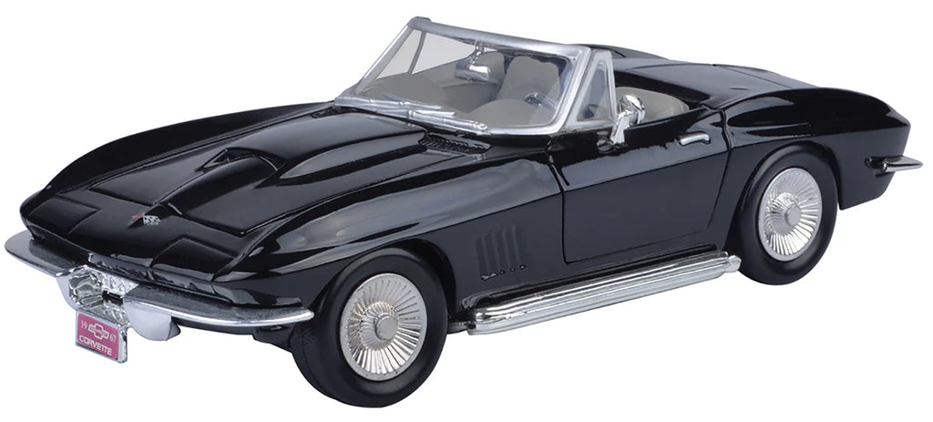 Timeless Legends | 1967 Corvette (Black) | 1:24 Scale Diecast Model Car