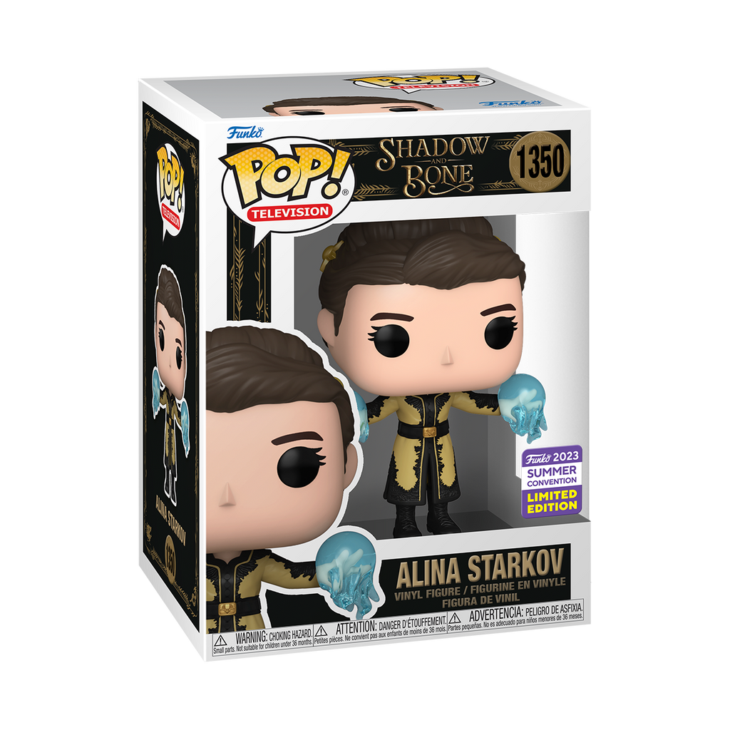Funko Pop! Vinyl figure of Shadow & Bone character Alina Starkov from the SDCC23 release.
