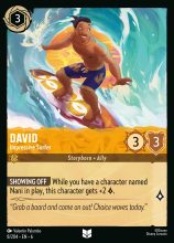 Lorcana Azurite Sea - David - Impressive Surfer - #8/204 - Uncommon