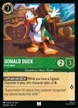 Lorcana Azurite Sea - Donald Duck - First Mate - #80/204 - Uncommon