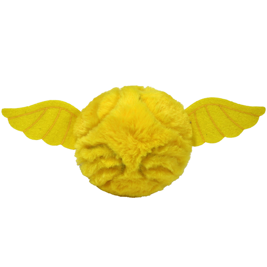 Golden Snitch Harry Potter TY Beanie Bouncer plush toy with gold plush, large stitched eyes and wings