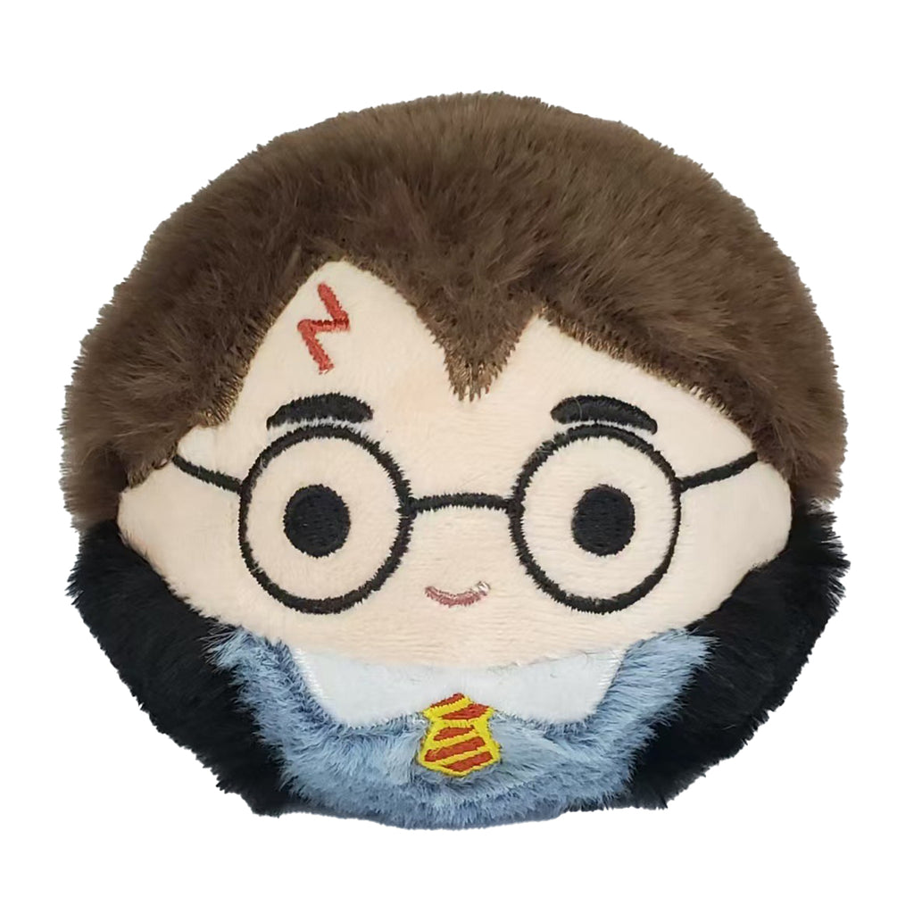 Harry Potter TY Beanie Bouncer plush toy with large stitched eyes, glasses and Gryffindor scarf