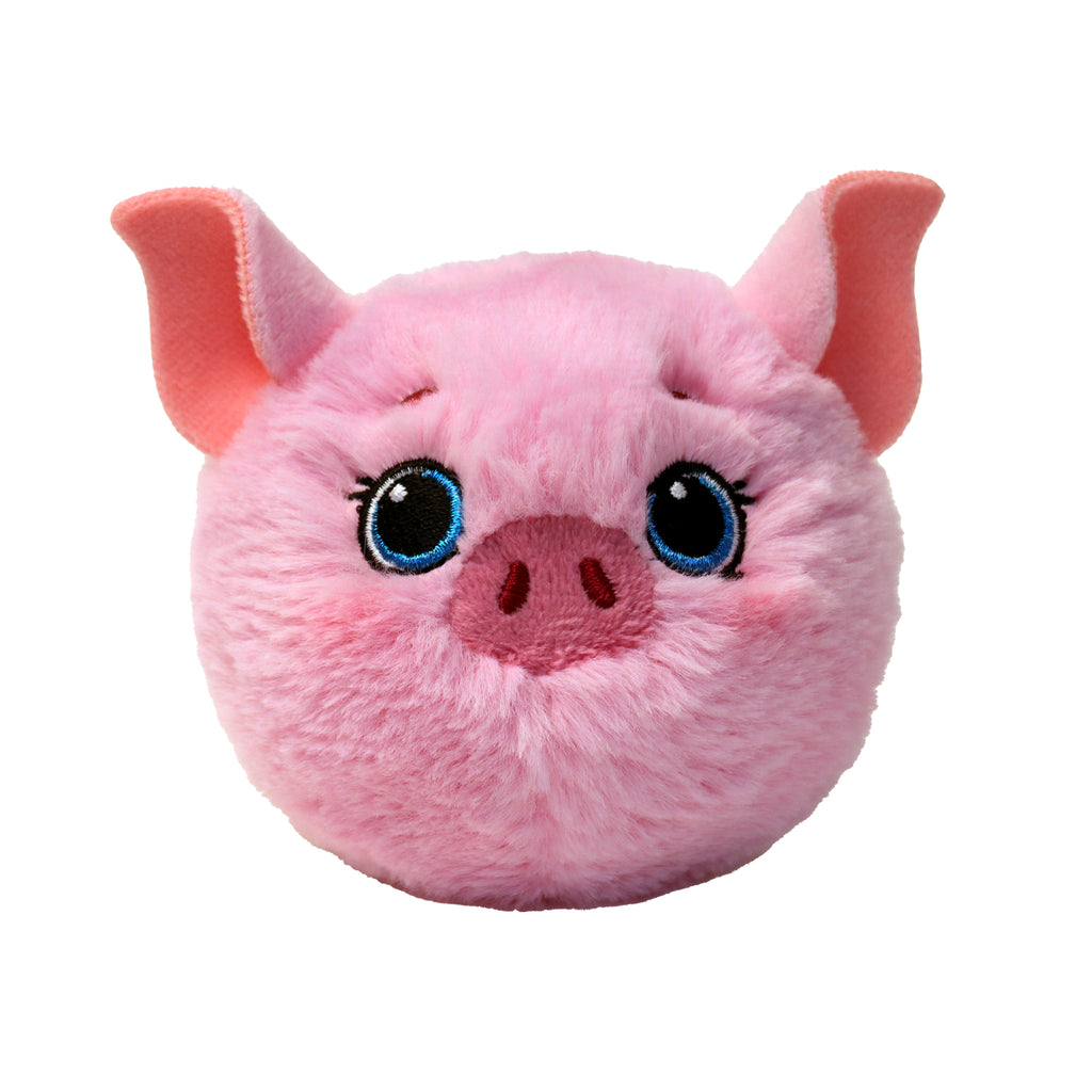 Posey the Pink Pig TY Beanie Bouncer plush toy with soft pink plush and large stitched eyes